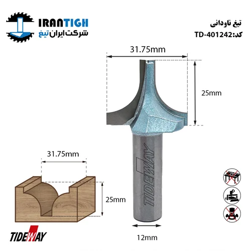 تیغ ناودانی کد TD-401242 tideway